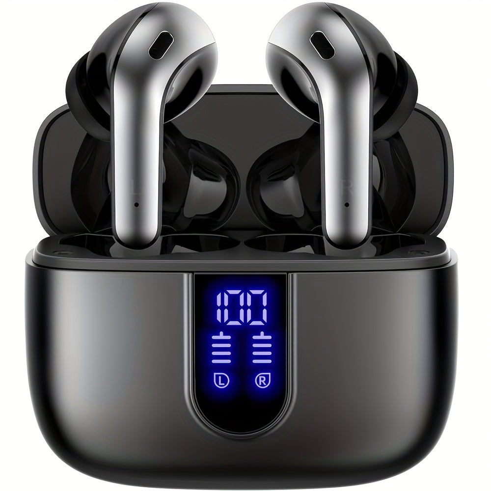 LIFEBEE New Wireless 5.3 Earbuds for Running Sports, Mini Wireless Earphones Stereo Headphones with Dual-LED Display, Wireless Headset Built-in Microphone