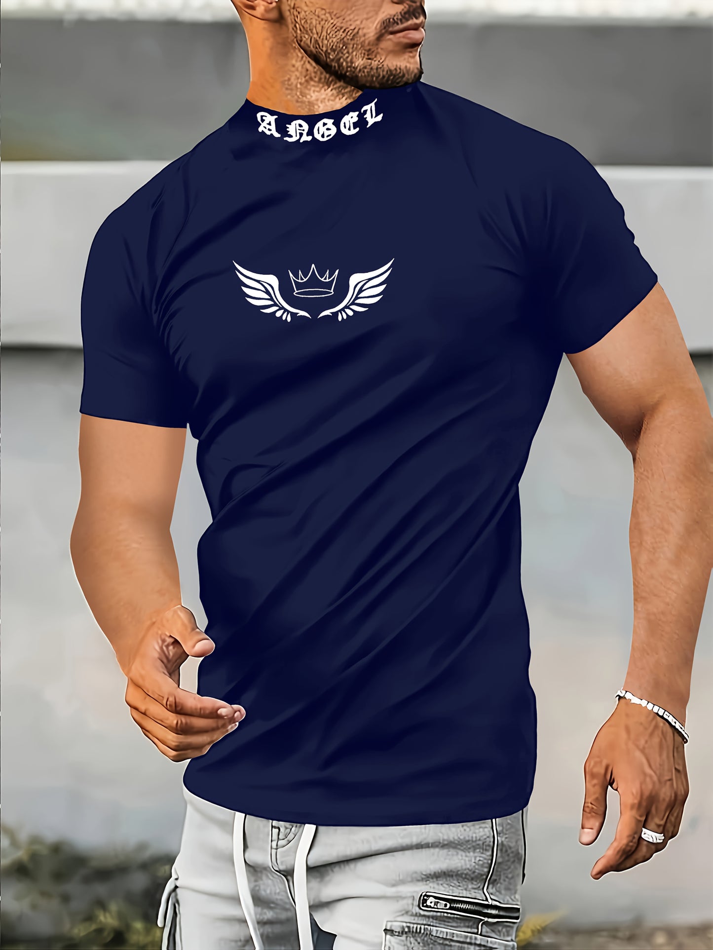Men's Crew Neck Casual T-Shirt JT6255