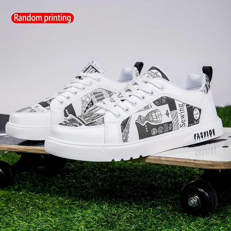 Men'S Stylish And Comfortable Casual Shoes, Durable And Slip-Resistant Sports Shoes with PU Upper, Suitable for Hiking Or Everyday Wear, Open Air Breathable Running Shoes, Lace-Up Fashion Gift Casual Shoes for Adult Men, Perf