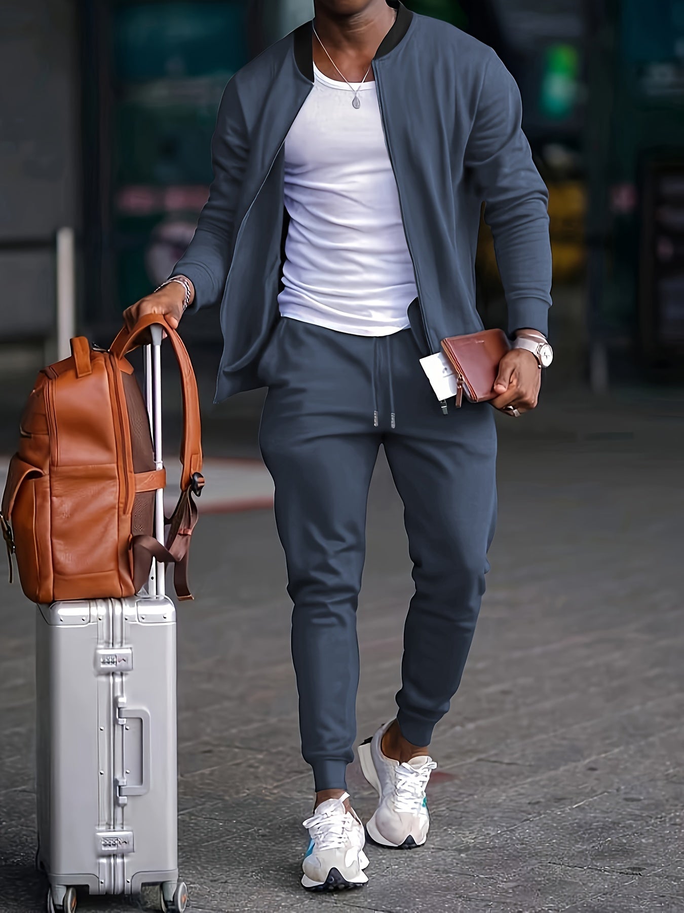 New Spring and Autumn Sports Casual Men's Suit Jacket