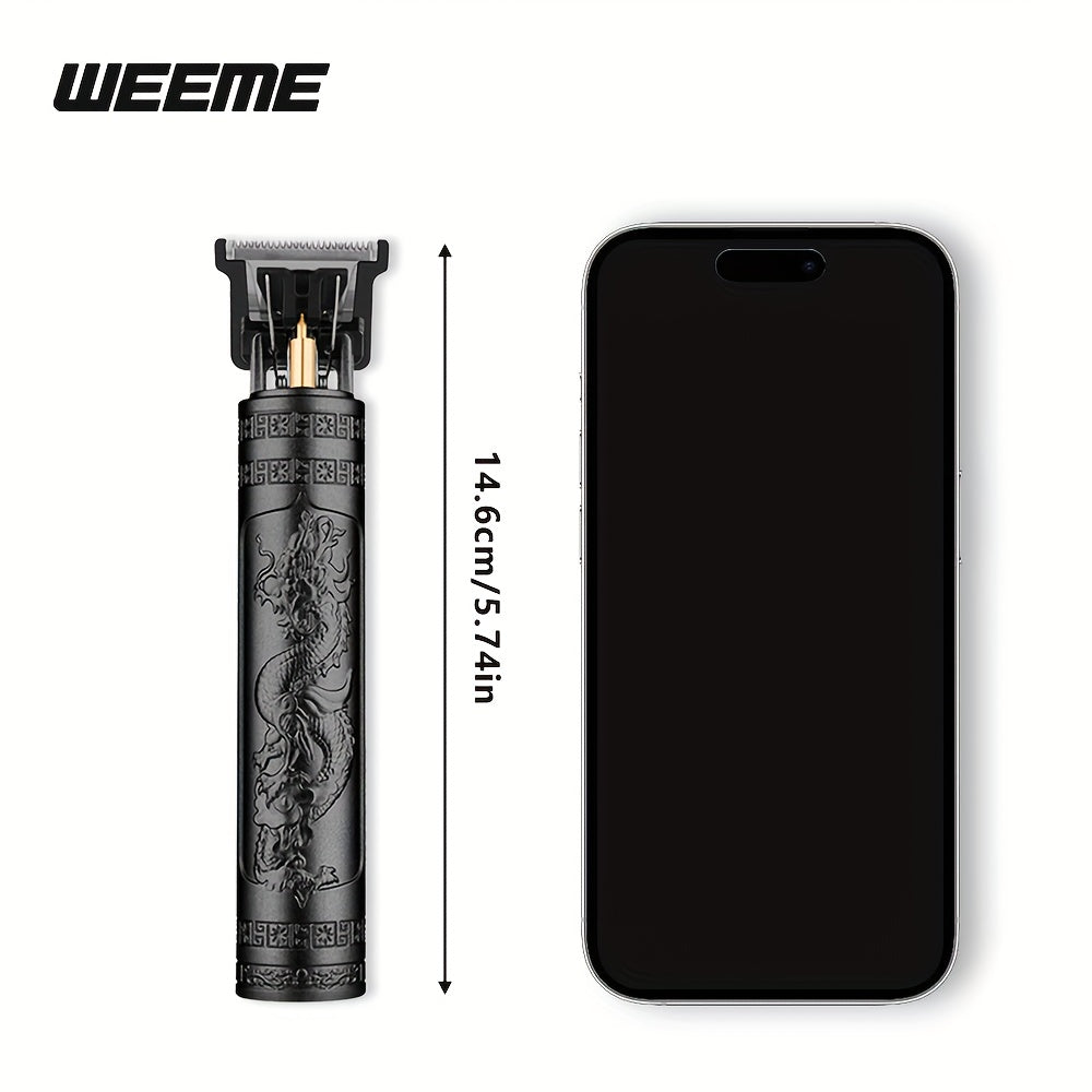 Men'S Grooming Trimmer and Shaver Set, WEEME Brand, Cordless USB Rechargeable, T-Shaped Blade, Beard Edging Tool, Can Be Trimmed and Carved, Fits Different Hairstyles, Includes 4 Limit Combs, Home Haircutting Kit, Barber Acce