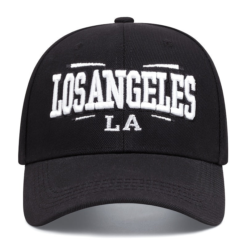 LOS ANGELES Embroidered Baseball Cap - Adjustable, Lightweight & Stylish Sun Hat for Men and Women
