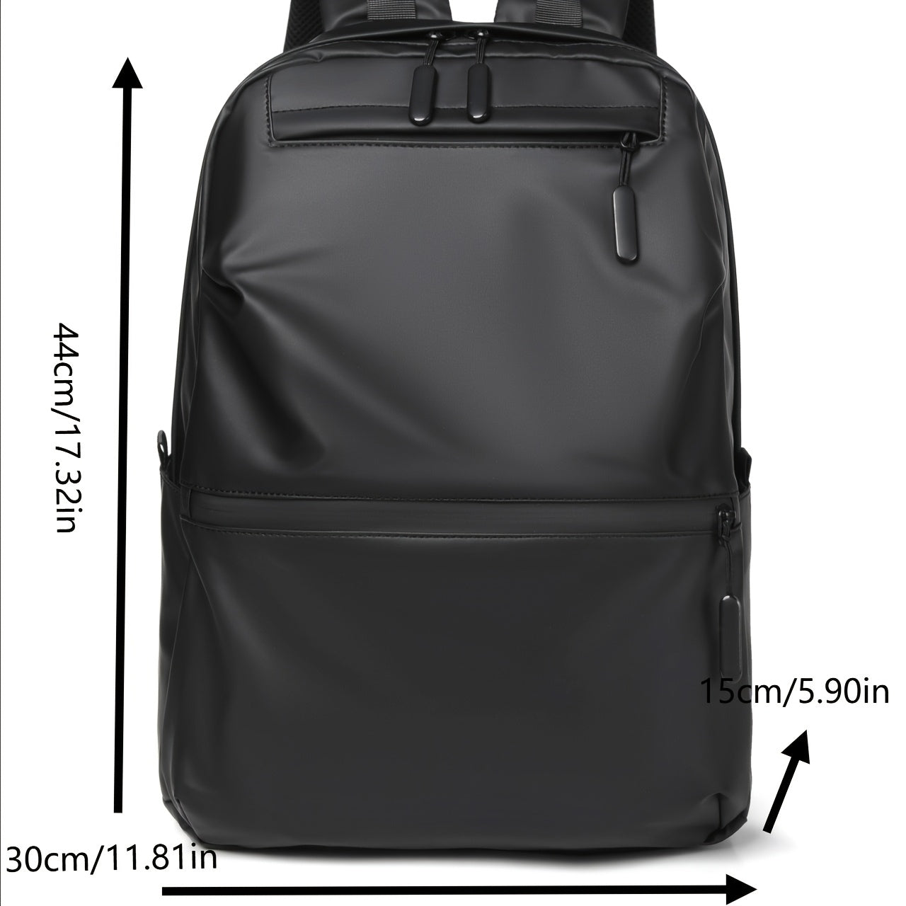 Men's Double Shoulder Bag Classic Trendy Versatile Fashion Backpack Large Capacity Computer Bag