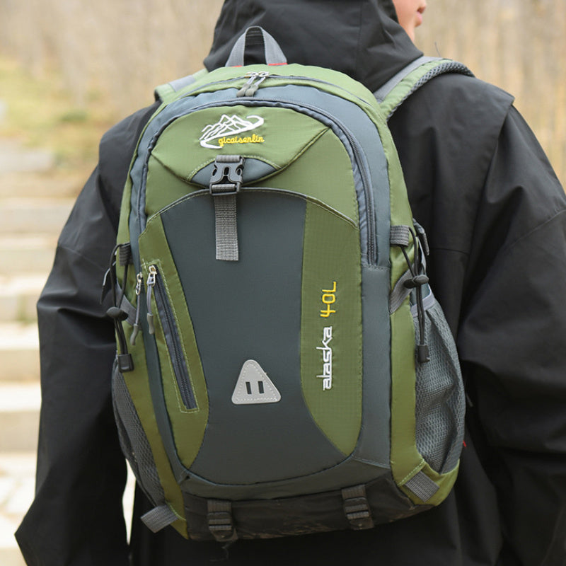 35L Large Capacity Hiking Backpack - Durable Polyester, Adjustable Shoulder Straps, Multiple Compartments for Camping, Travel & Outdoor Adventures - Ideal Gift for Hikers, Backpacking Gear