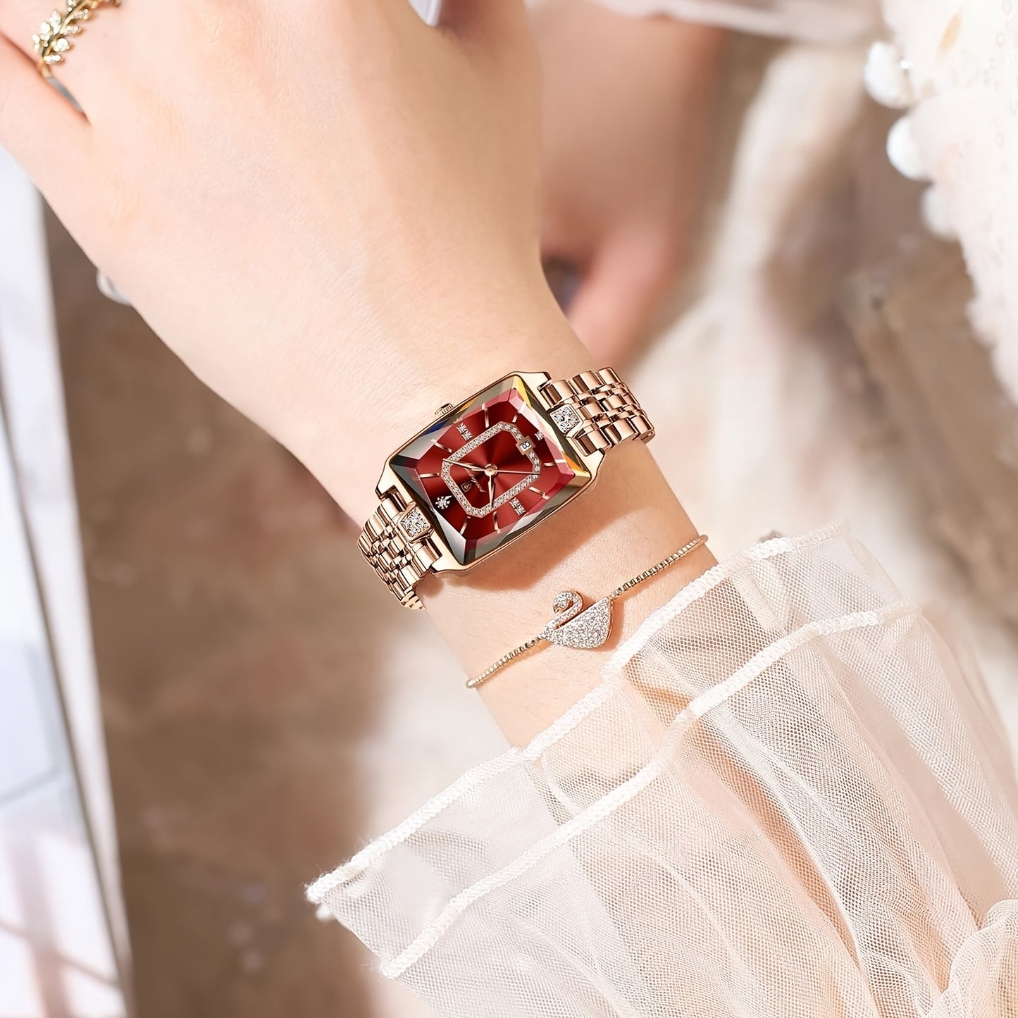 POEDAGAR Fashion Students Korean Casual Ladies Watch Luxury Stainless Steel Best Selling Simple And Elegant Quartz Wristwatch.