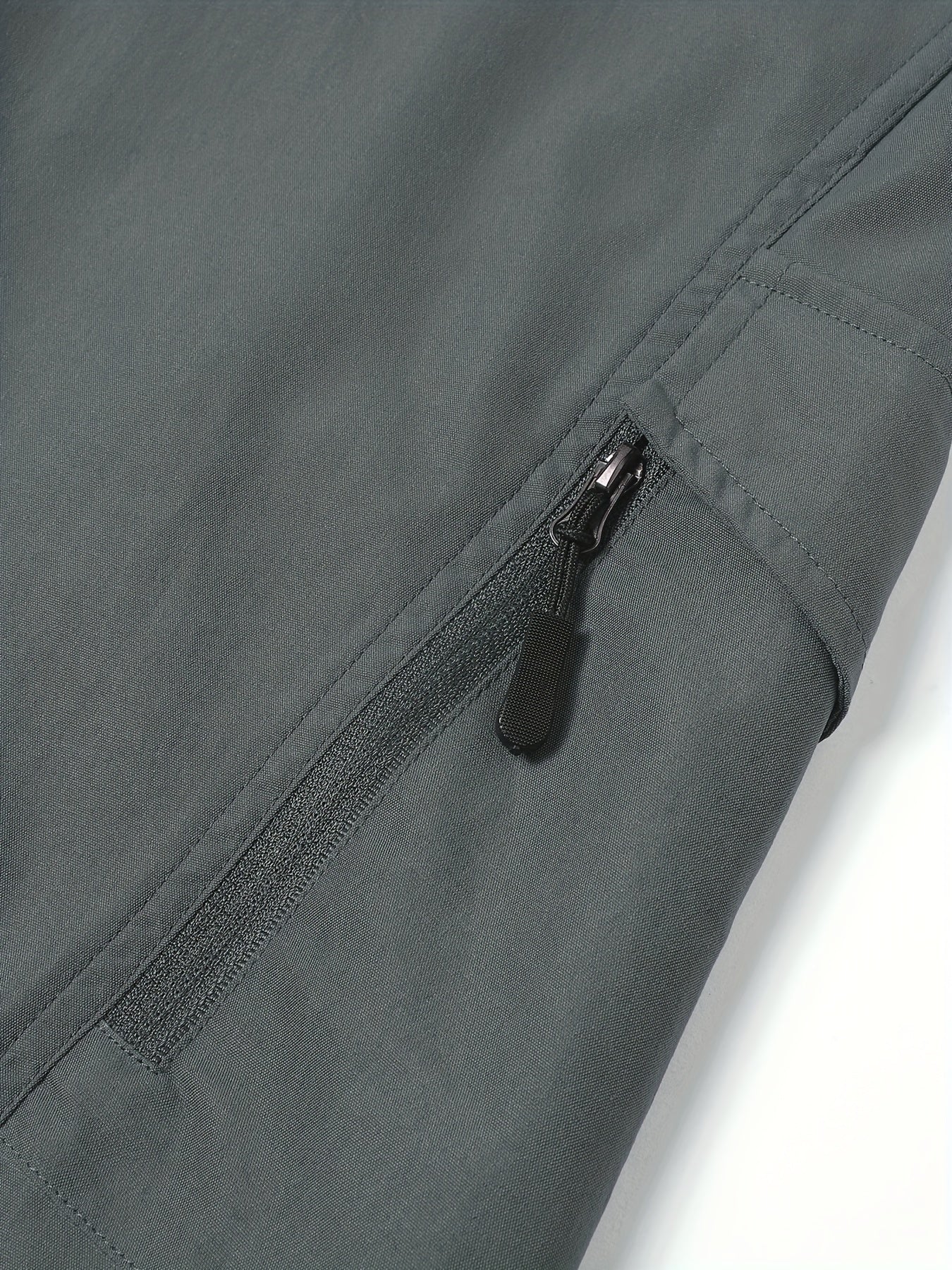 Men's Convertible Hiking Pants - Durable, Zip-Off Cargo Trousers for Fishing & Running, Casual Outdoor Wear with Pockets