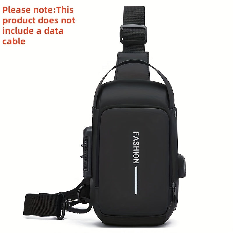 Men's Fashion Chest Bag, Women's Stylish Chest Bag, New Men's Shoulder Crossbody Bag, Trendy Casual Front Sling Bag, Unisex Anti-Theft Multifunctional Lightweight Shopping Tote