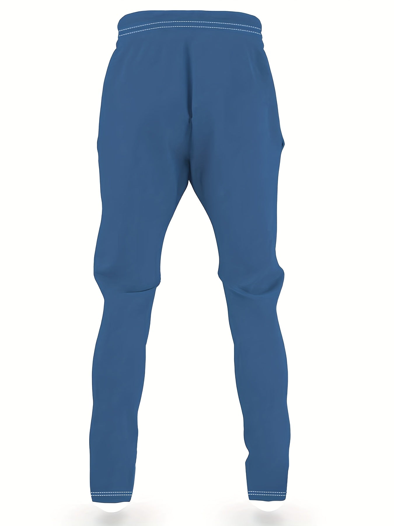 Men's Casual Fashion Round Neck Sweatshirt & Joggers Set - Polyester, Machine Washable, Printed Design for Spring/Fall