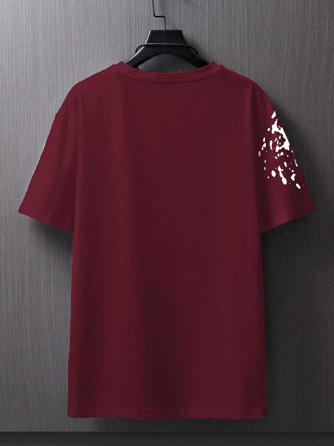 Men's Flat Shoulder Casual Butterfly Print Short Sleeve T-Shirt XT7119