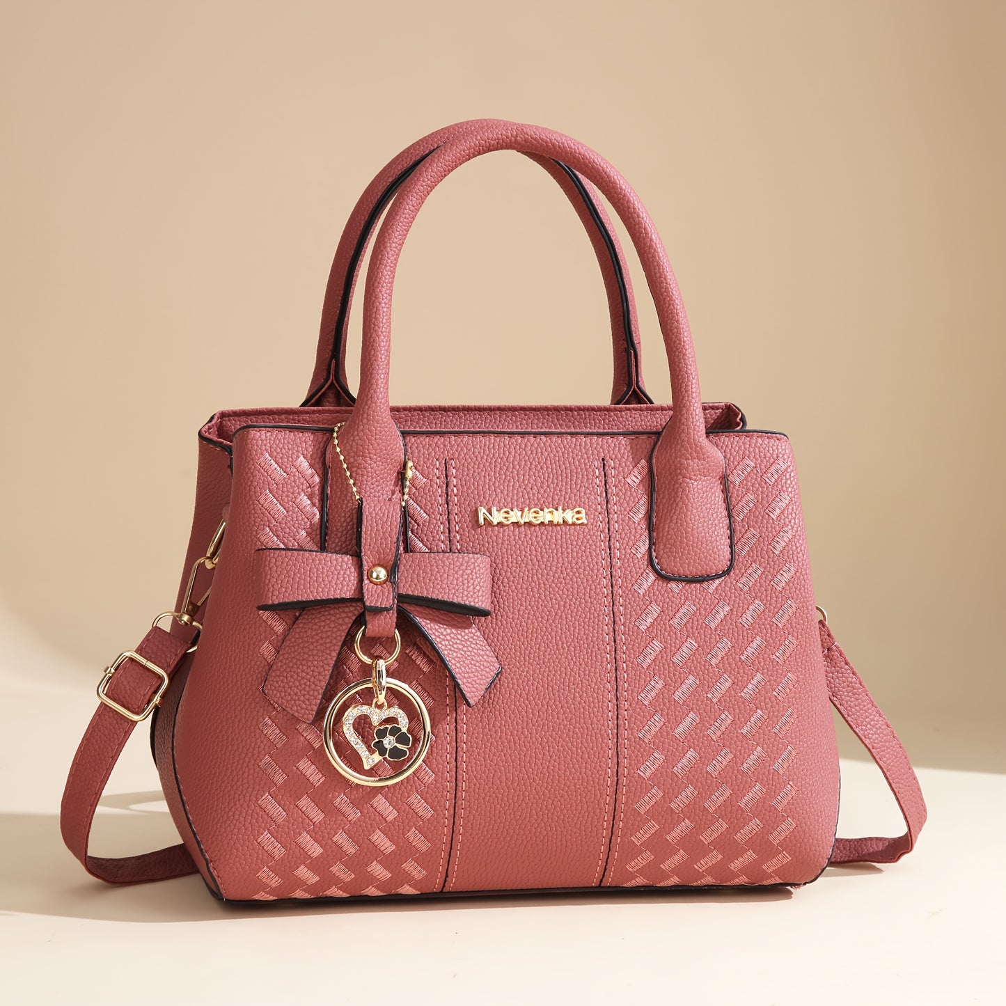 Gift for Mom, Stylish Large Capacity Crossbody Bag with Embroidery, Shoulder or Diagonal Carry Women's Handbag, Fashionable Tote Bag for Family, Perfect Gift for Mother