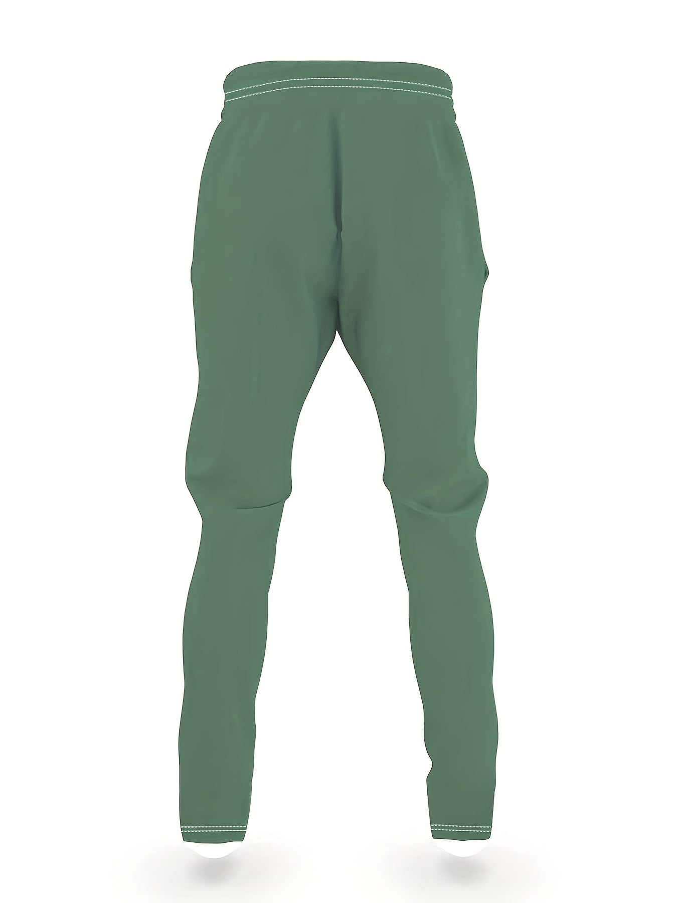 Men's Casual Fashion Round Neck Sweatshirt & Joggers Set - Polyester, Machine Washable, Printed Design for Spring/Fall