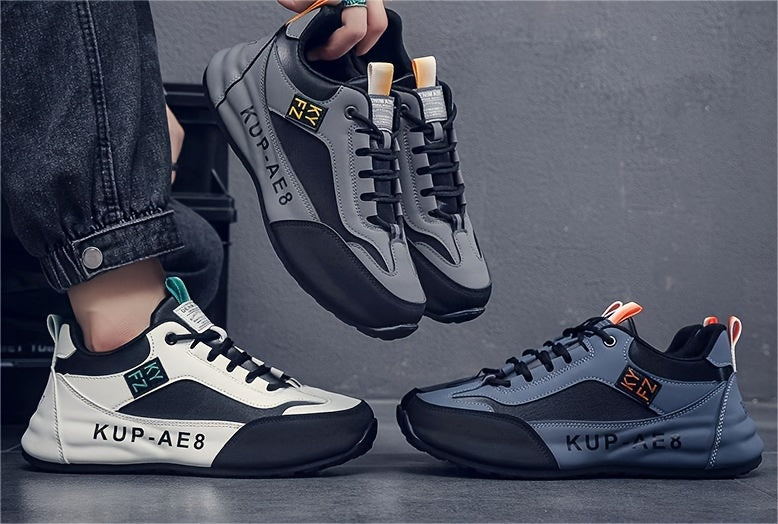 VanWeir Men's Casual Sneakers - Non-Slip, Comfortable Outdoor Footwear with Easy On-Off Design for Every Season