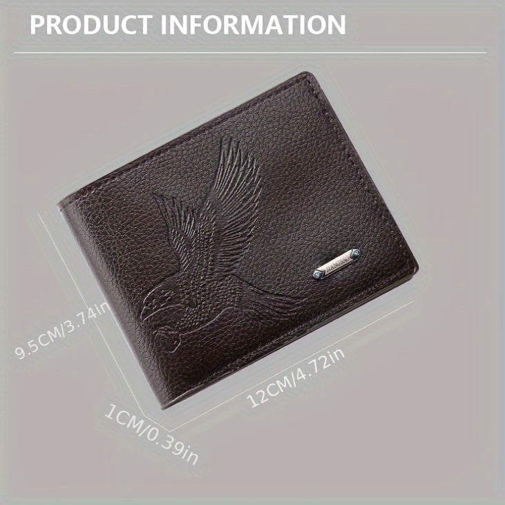 New Men's wallet with multiple card slots, fashionable business short wallet directly supplied by JIANGBAO factory