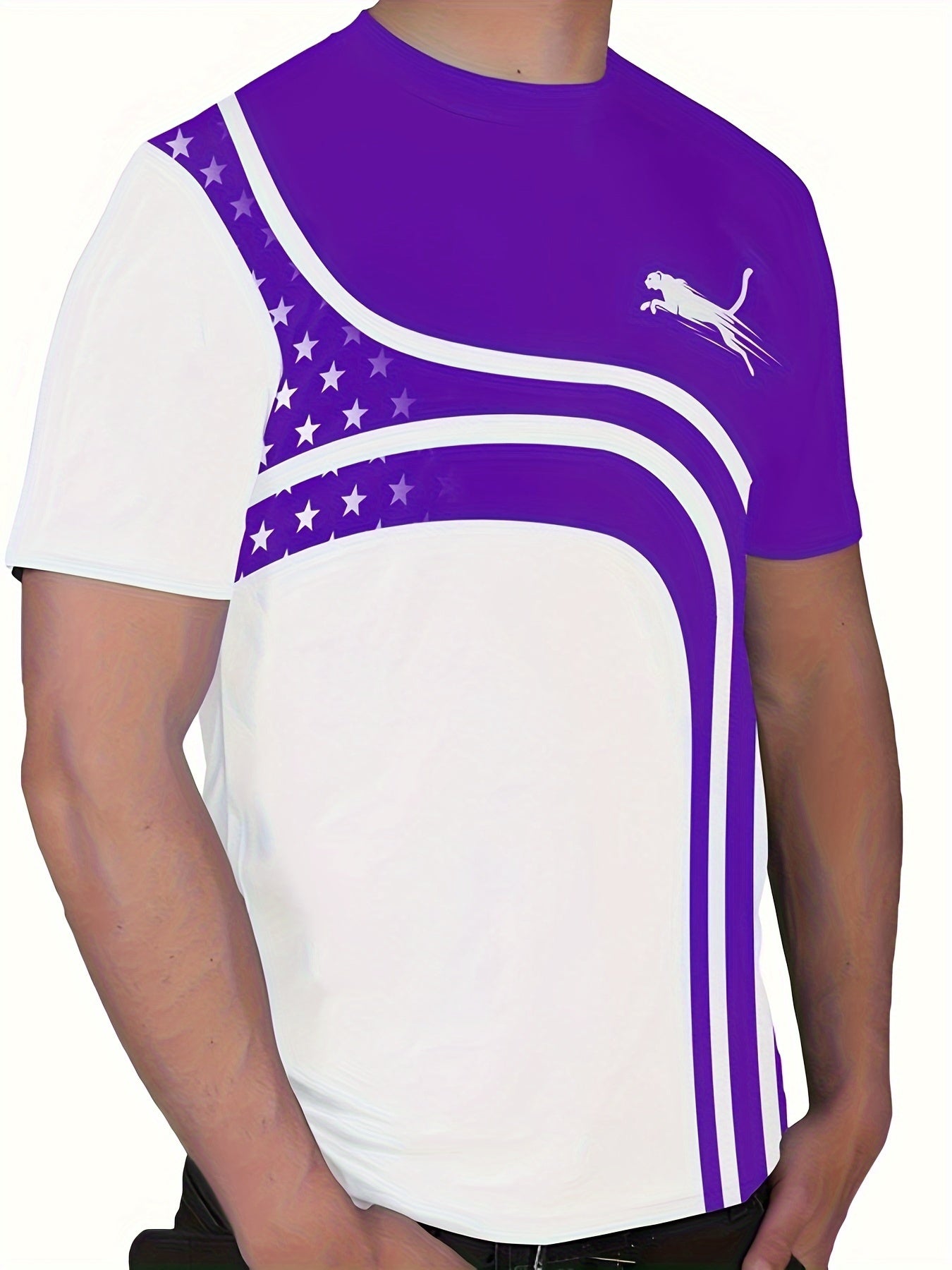 Men's Fashion Casual Round Neck T-shirt