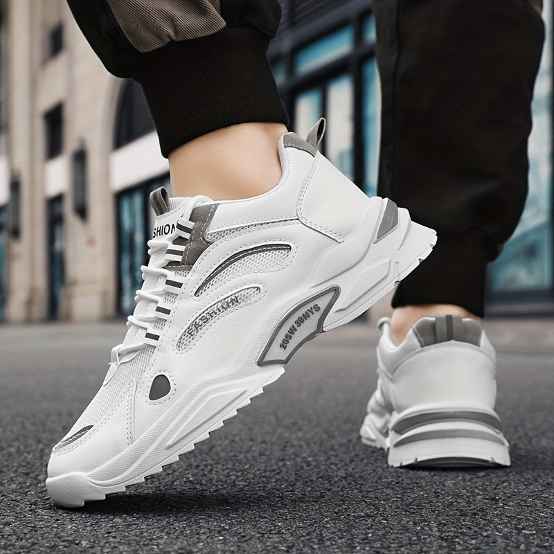 Men's Skate Shoes with Good Grip, Laced Sports Shoes, Anti-slip And Wear-resistant Versatile Men's Lightweight Sports Shoes