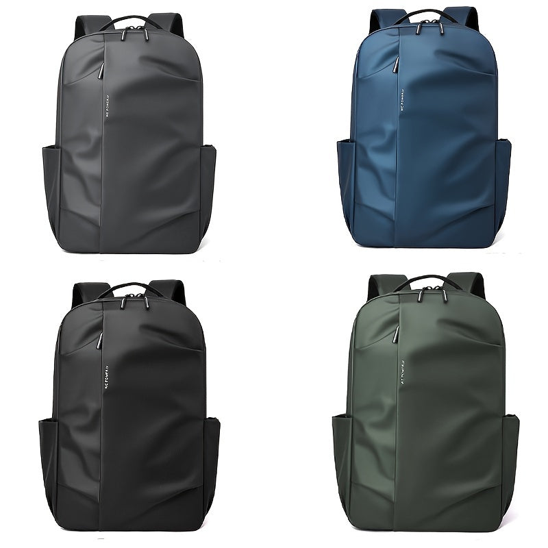 Tic-Tac-Toe Men'S Lightweight Large Capacity Backpack - Casual Minimalist Design with Multiple Compartments, Durable Fabric for Outdoor Travel, Commuting & Work, Travel Backpack, Commuting Bag, Modern Backpack, Sturdy Constru
