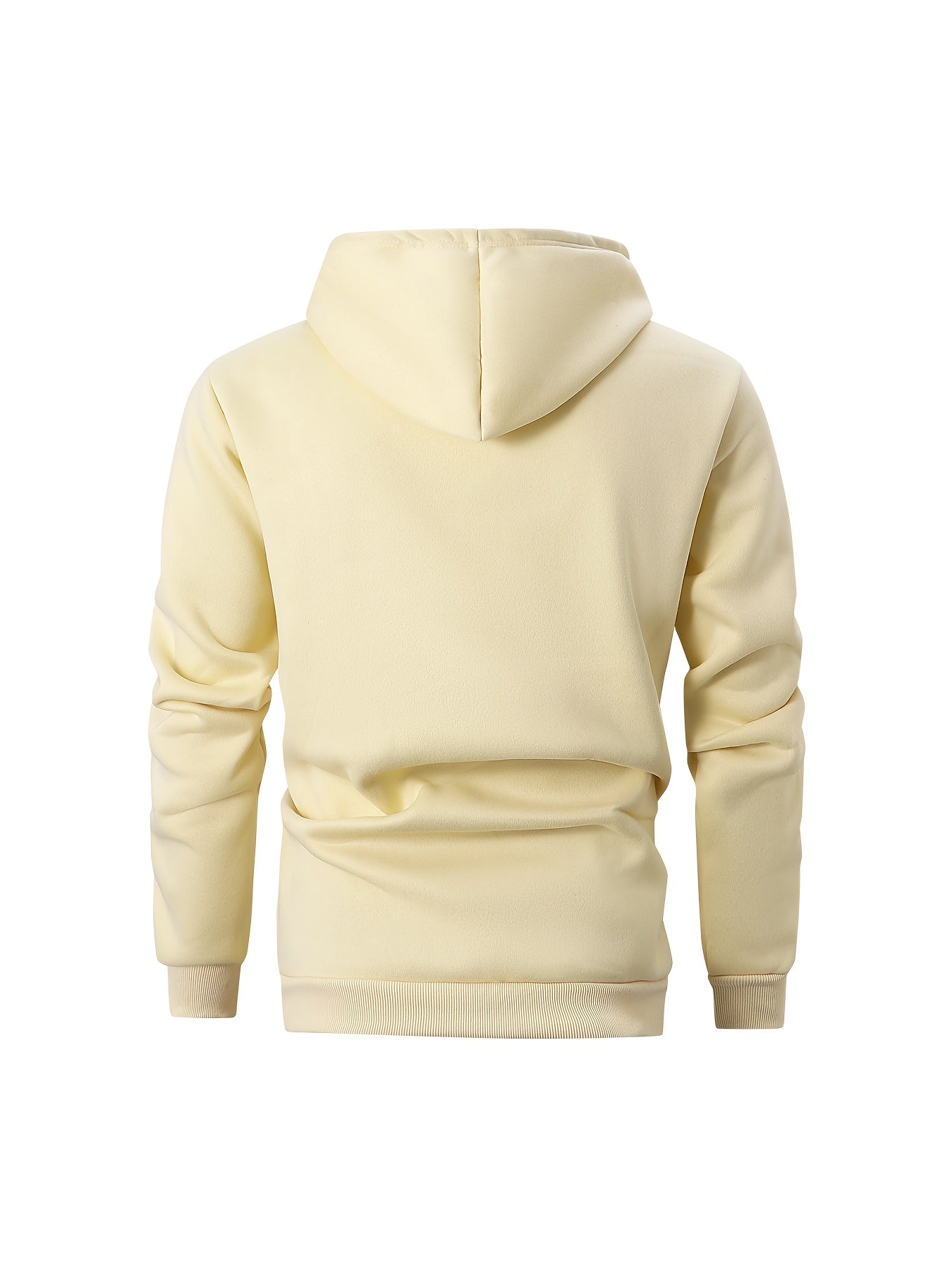 Autumn and Winter Zip-Up Jacket Set with Fleece Hooded Jacket and Button Front
