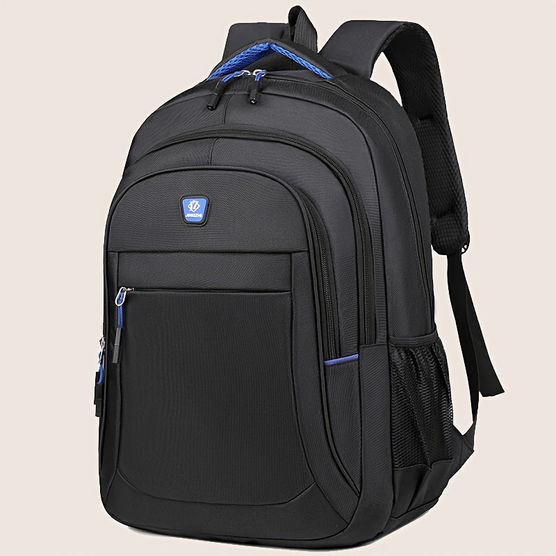 Zipper Random, Large Capacity Outdoor Hiking Backpack Camping Bag for Men's Casual Backpack, Fits 17-inch Laptop, Durable School Backpack with Multiple Compartments, Multi-layer Design, Spine Protection Backpack, Height 48cm