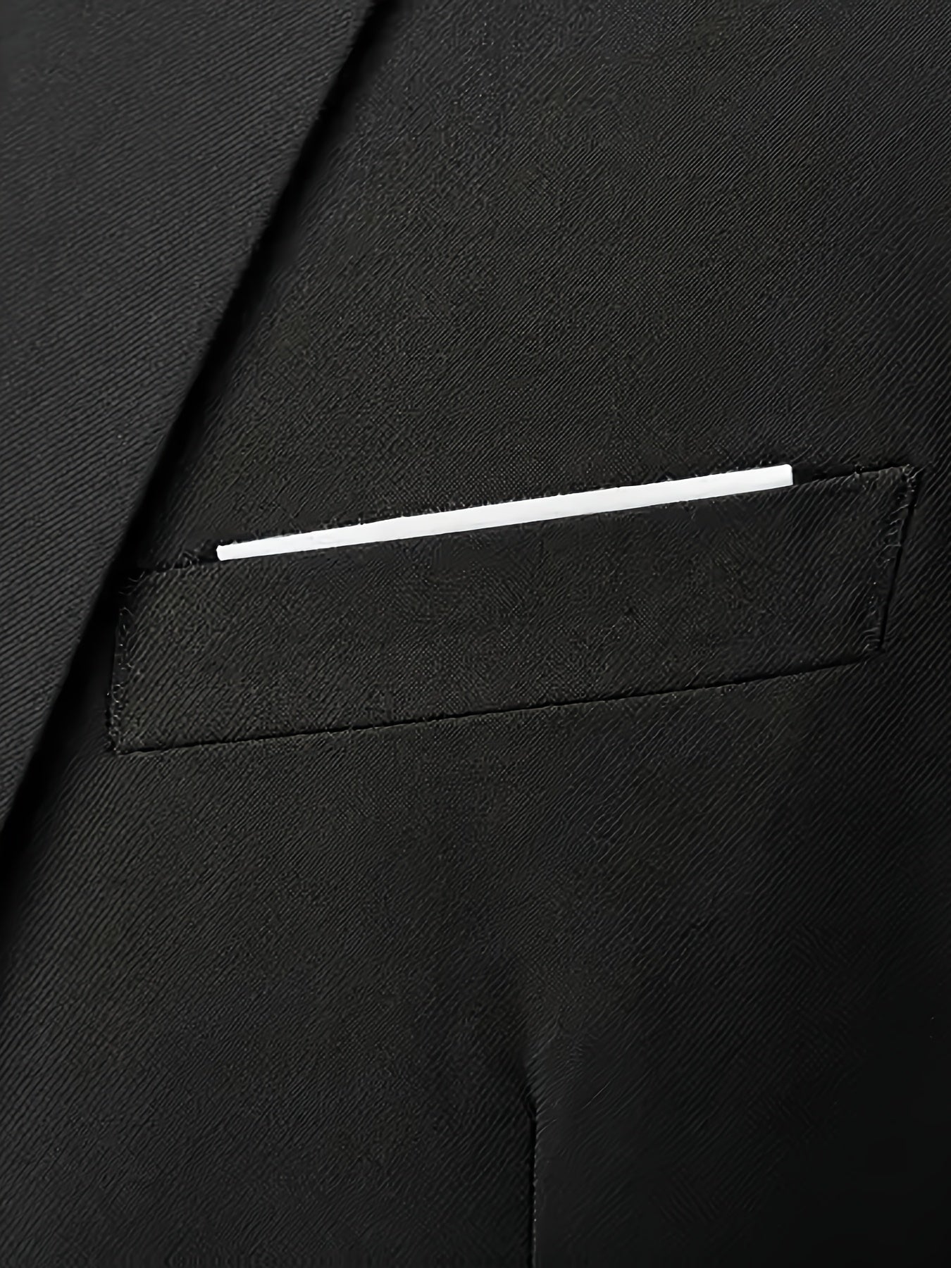 Men'S 3pcs Suit Set, Solid Color Polyester 78.90% Viscose 21.10% Non-Stretch Fabric, Regular Fit Long Sleeve Lapel Collar, Button Detail, Woven Wedding Party Business Casual Suit with Vest, Shirt, and Pants