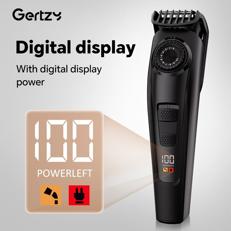 Men'S Electric Razors, USB Rechargeable, with a Digital Screen, Professional Beard Trimmers, Hair Clippers, Electric Shavers, And a Complete Kit for Professional Hair Cutting And Trimming.
