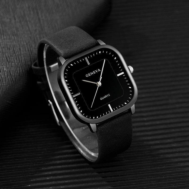 3pcs Men's Watch Set Fashionable Men's Watch and Glasses Wallet Set