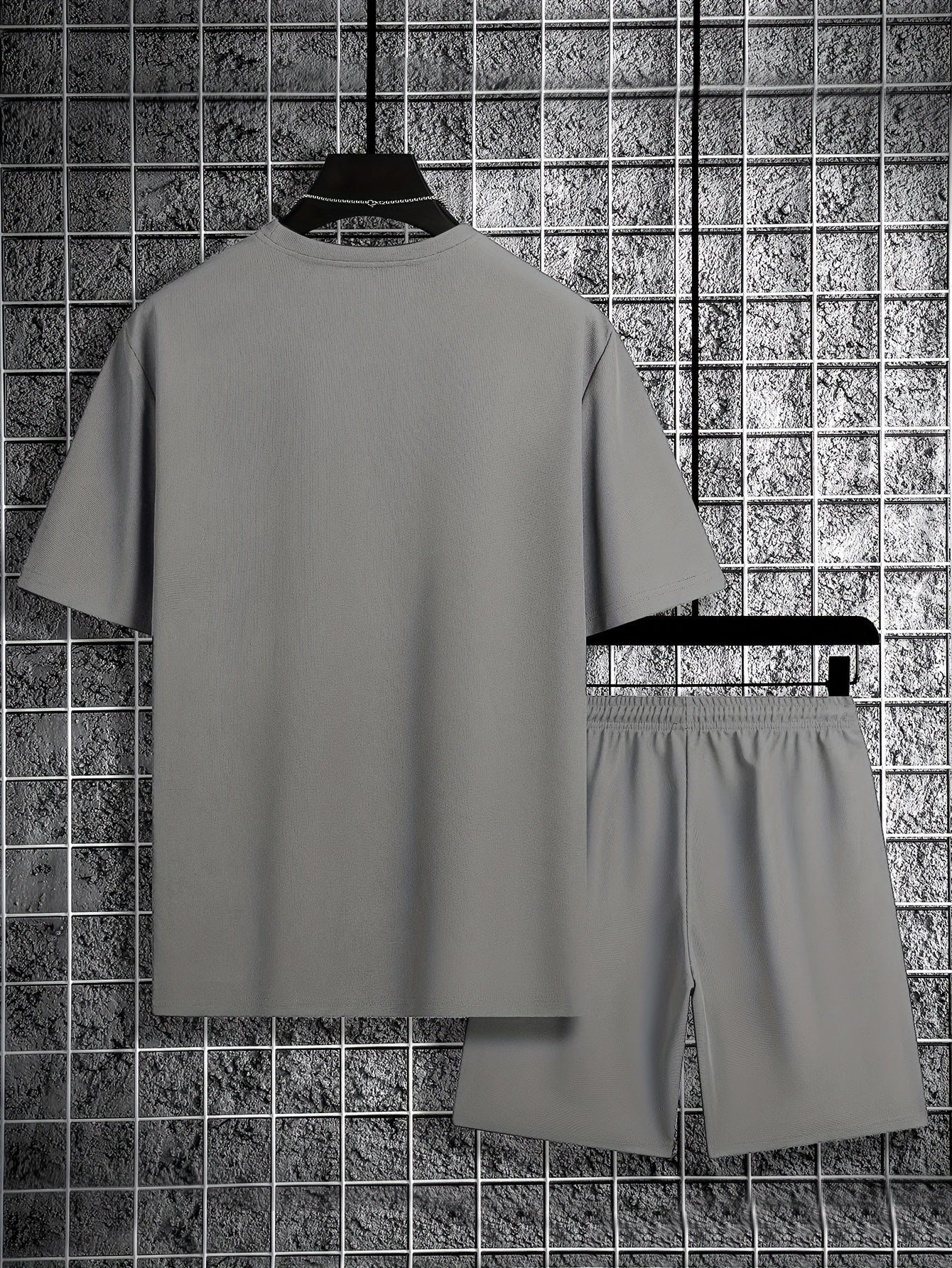 Men'S Casual Sportswear Set, Trendy And Versatile Two-Piece Outfit.