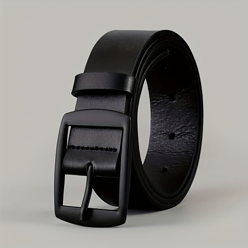 3pcs/2pcs/1pc Men'S Fashion Faux Leather Belts with Metal Pin Buckle - Stylish Designer Waist Straps for Jeans, Plus Size, Light Brown/Black/Dark Brown, Casual Wear Accessory | Stylish Waist Straps | Quality Craftsmanship