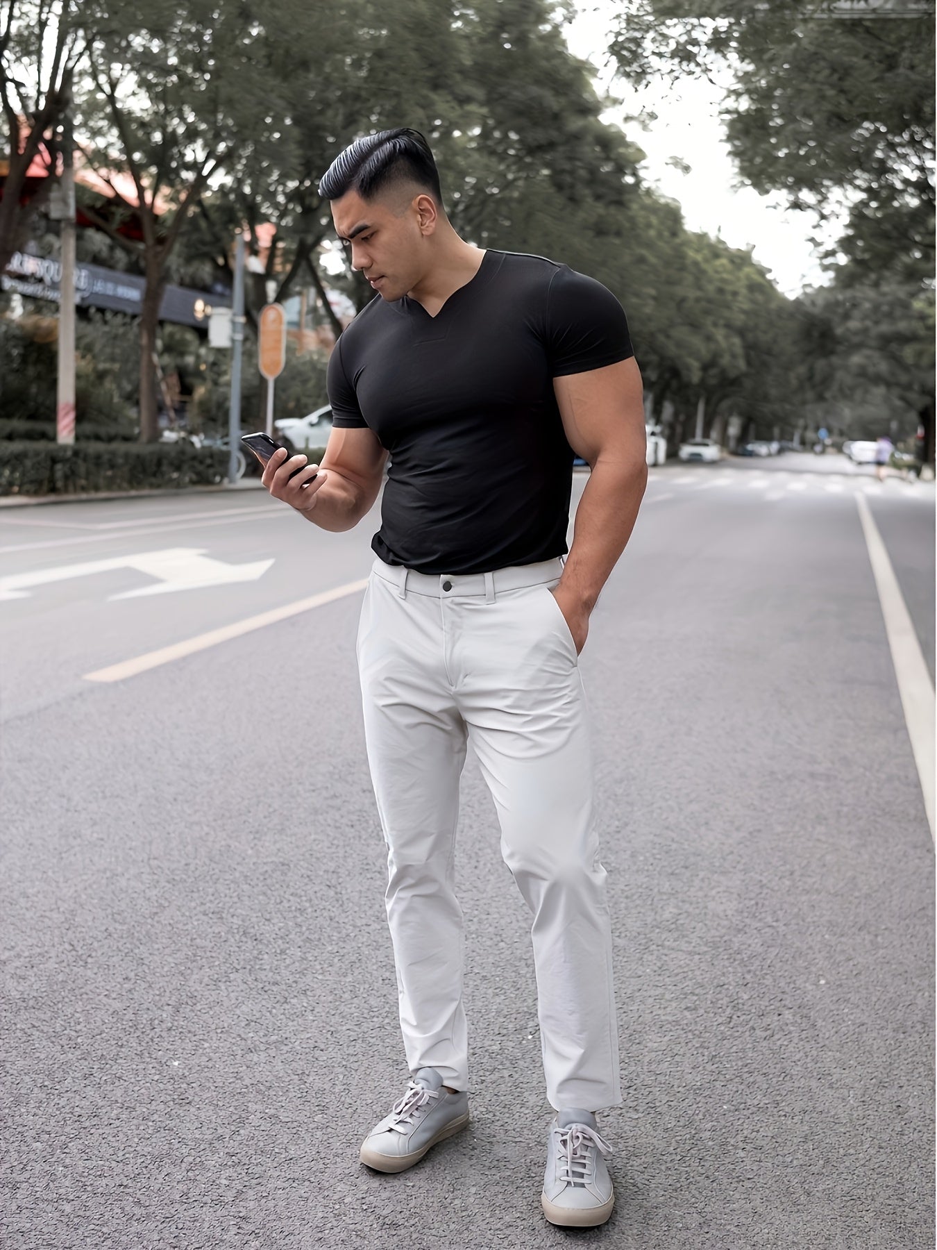 Men's Quick-Dry Gym T-Shirt - Muscle Crew Neck Workout Shirt, Stretch Athletic Tee for Weightlifting, Running, Training - Non-See-Through Muscle Builder Top (Hand Wash/Dry Clean) - Ideal for Gym & Casual Outfits, Gym Shirt, A
