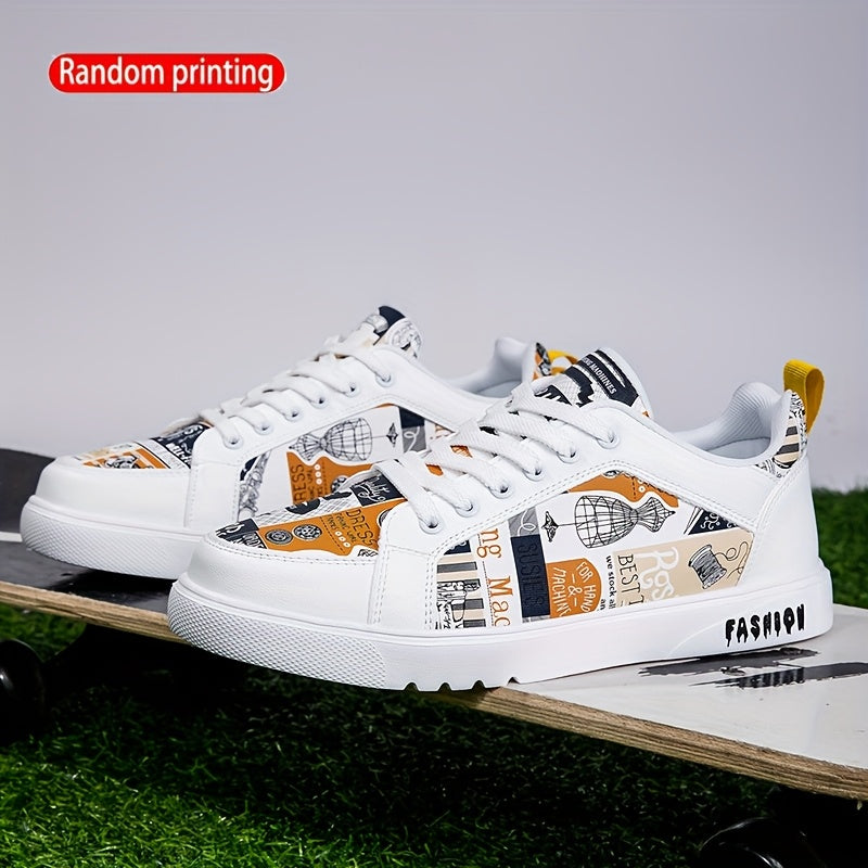 Men'S Stylish And Comfortable Casual Shoes, Durable And Slip-Resistant Sports Shoes with PU Upper, Suitable for Hiking Or Everyday Wear, Open Air Breathable Running Shoes, Lace-Up Fashion Gift Casual Shoes for Adult Men, Perf