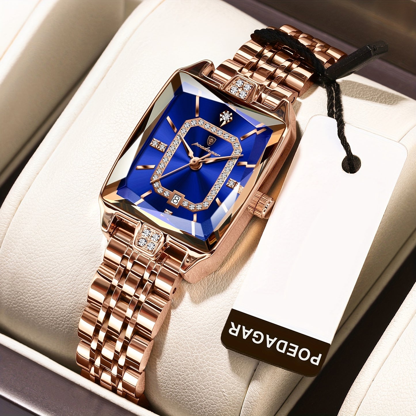 POEDAGAR Fashion Students Korean Casual Ladies Watch Luxury Stainless Steel Best Selling Simple And Elegant Quartz Wristwatch.