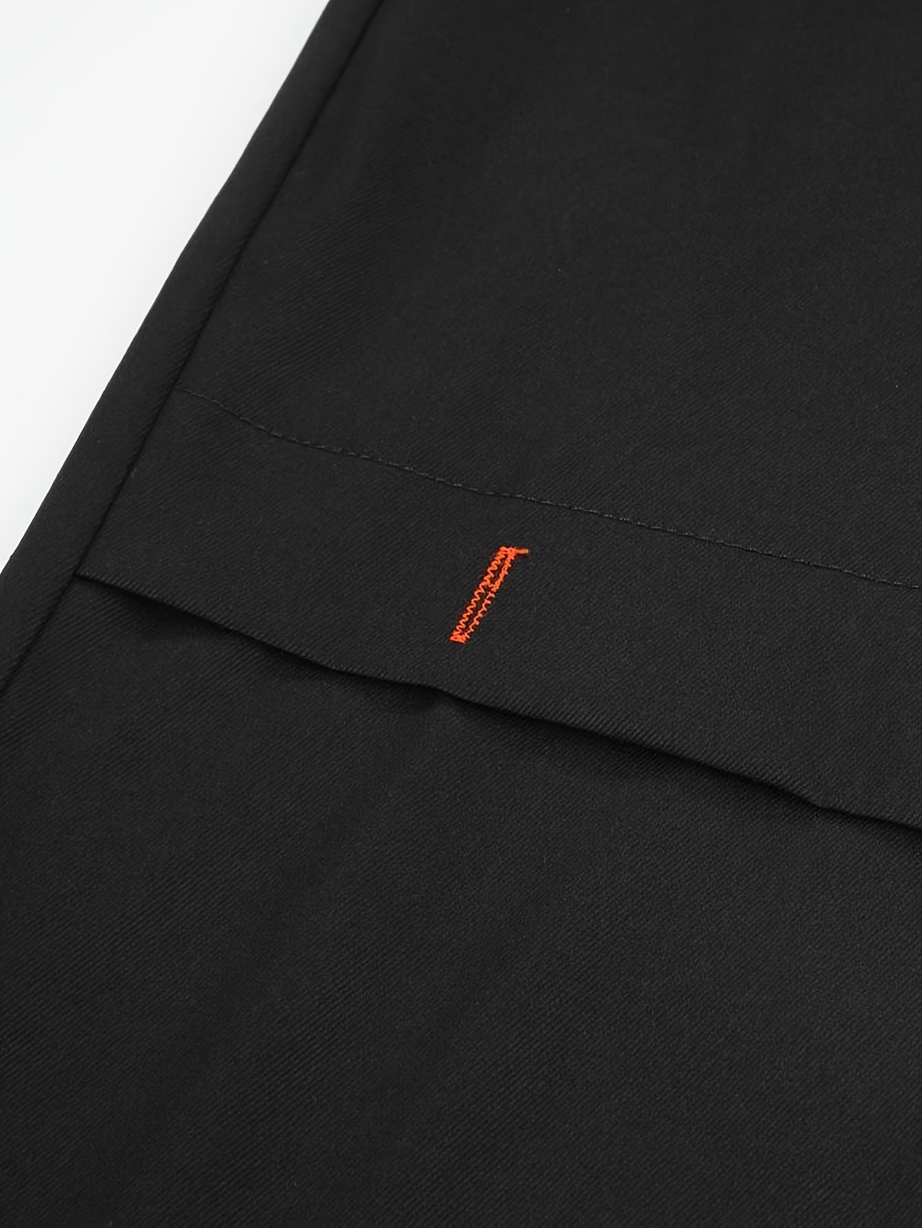 Men'S Casual Drawstring Joggers, 100% Polyester Non-Stretch Woven Fabric, All-Season Regular Fit Trousers with Alphabet Print Detail, Fashionable Workwear Style