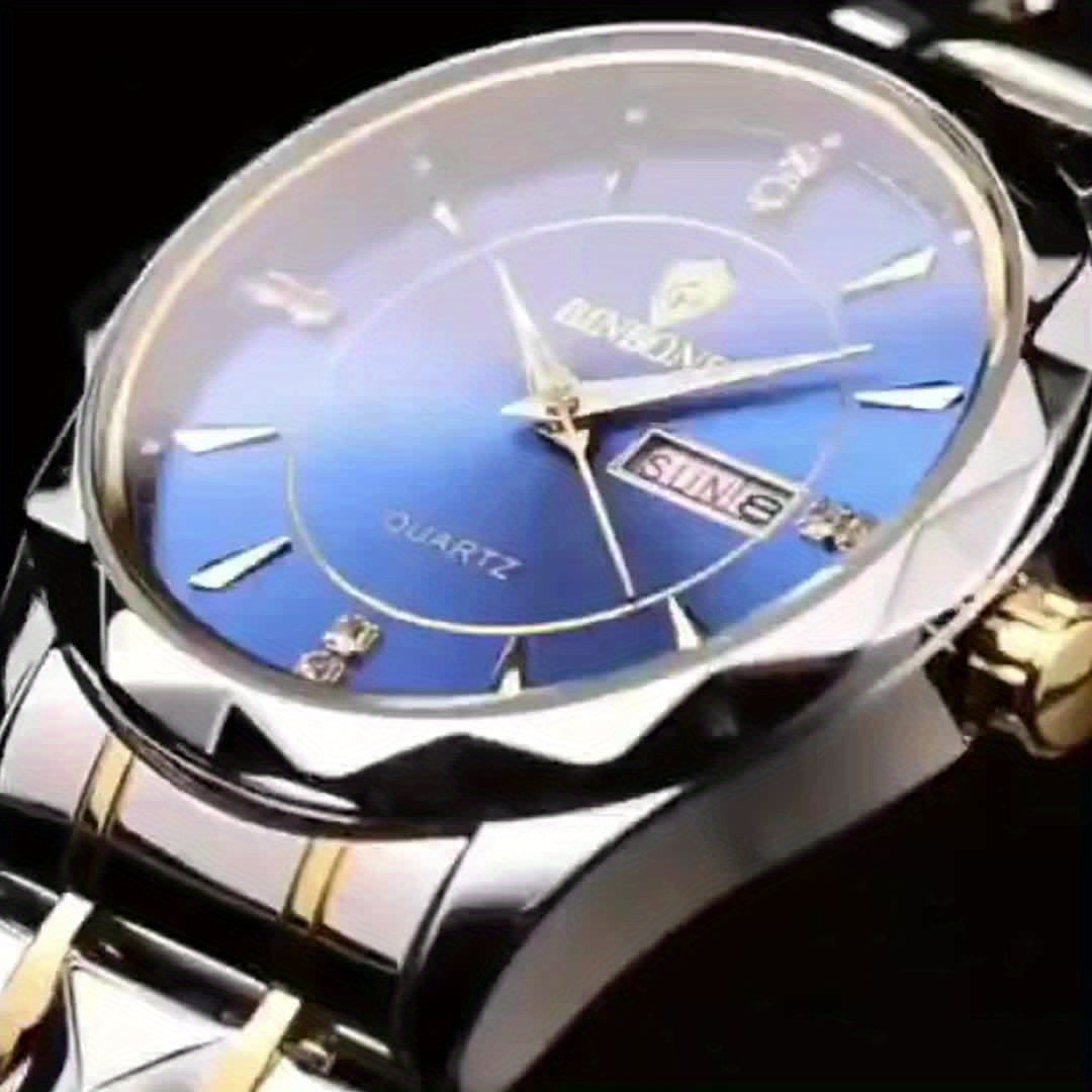 Women's Casual Luxury Simple Luminous Calendar Quartz Watch