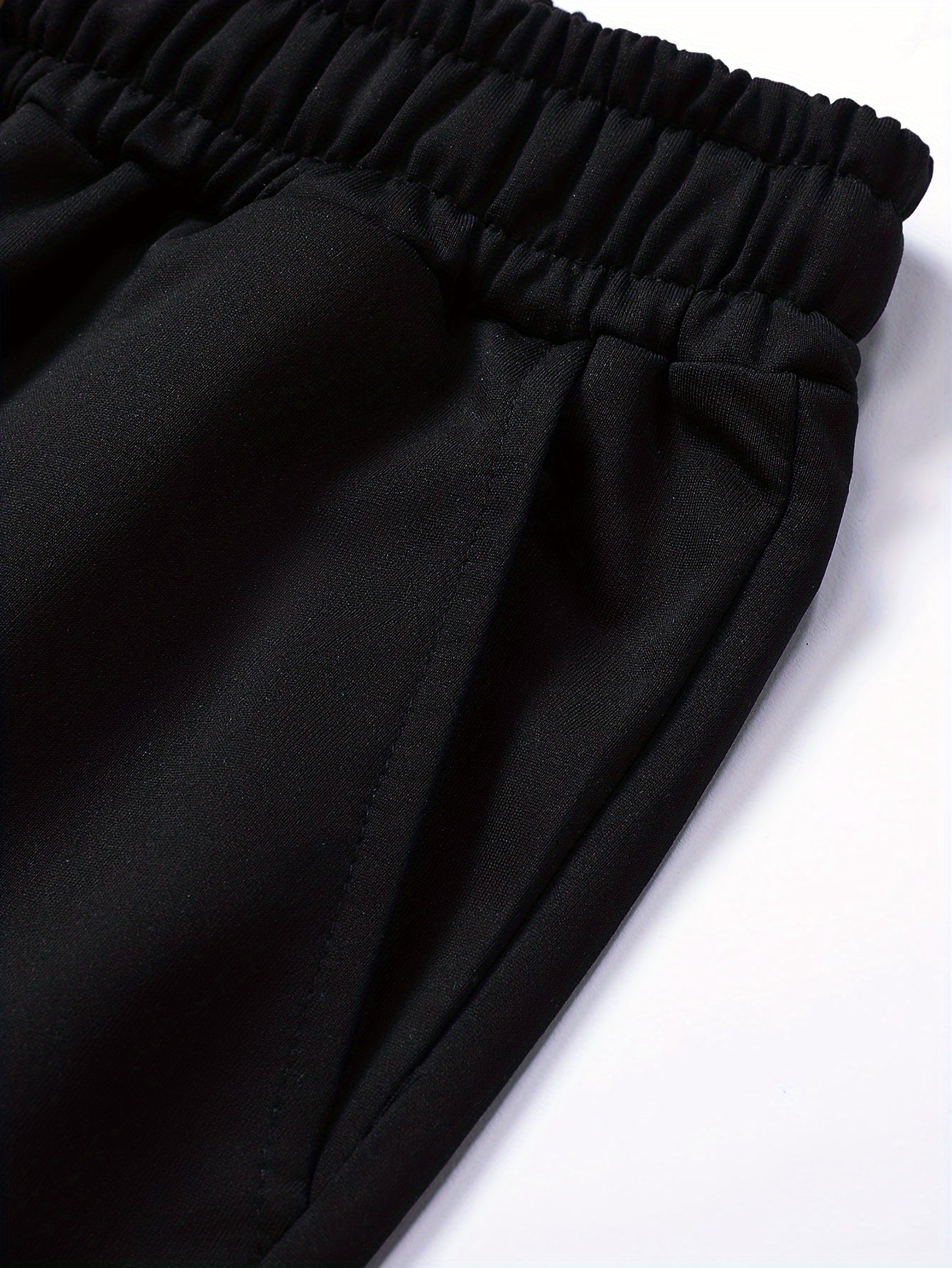 Men's Long Sleeve Hooded Sweatshirt + Threaded Sweatpants Set Spring and Autumn Solid Color Pullover Regular Long Sleeve T-shirt and Pants Belt Drawstring Casual Sports Trousers Two-piece Set