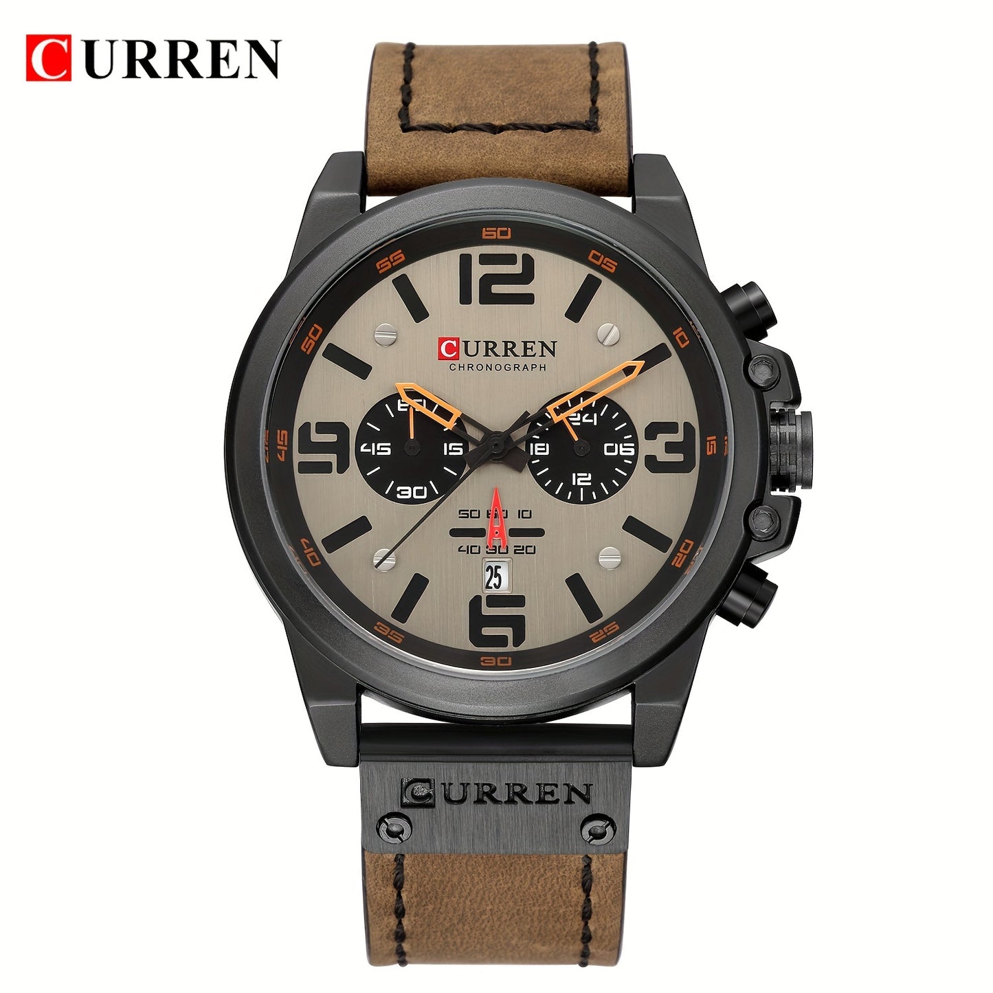 CURREN Men's Sports Watch, Multifunctional Waterproof Wristwatch