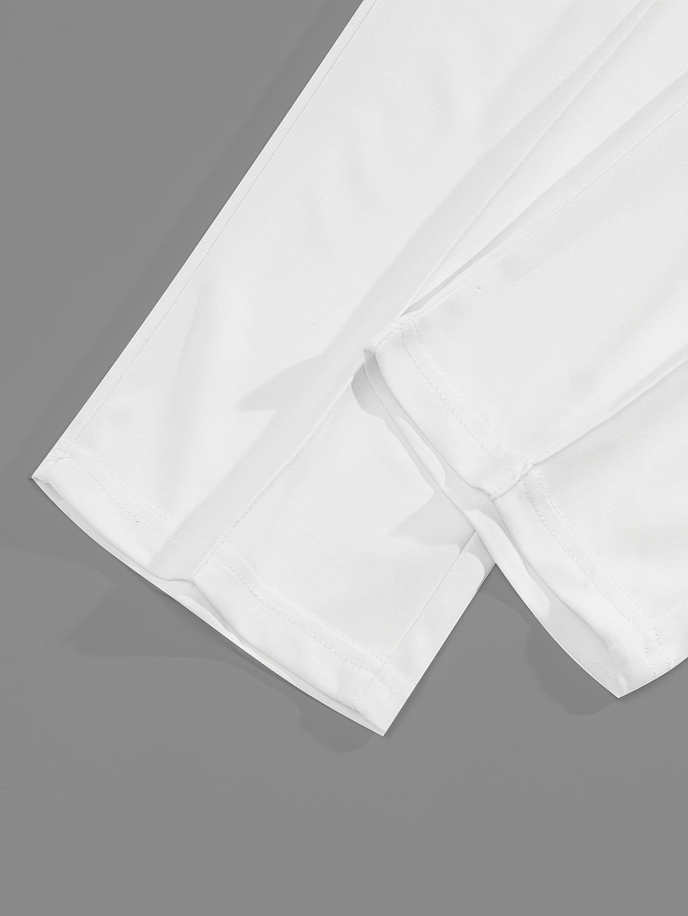 New Spring Fashion Casual Polo Shirt Zipper Men'S Casual Sports Long Pants Short Sleeve Two-Piece Set