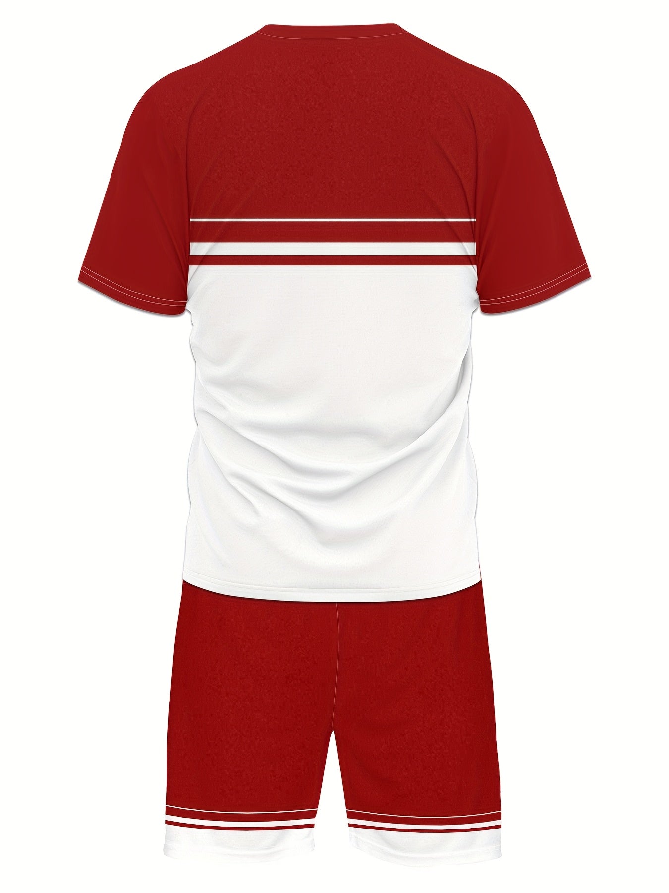 Men'S Casual "Milano Italia" Graphic Tee & Shorts Set - Black & White, Breathable Summer Outfit with Drawstring Waist, Comfortable for Casual Attire, Casual Attire|Italianinspired Design|Stretchy Fabric