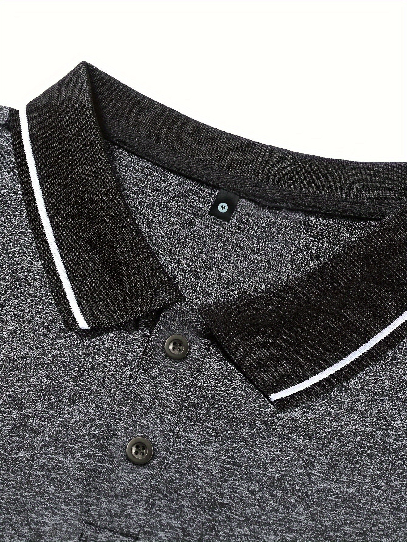 3Pcs Breathable Regular Fit Golf Shirt, Men's Casual V-Neck T-Shirt Short Sleeve For Summer, Men's Clothing