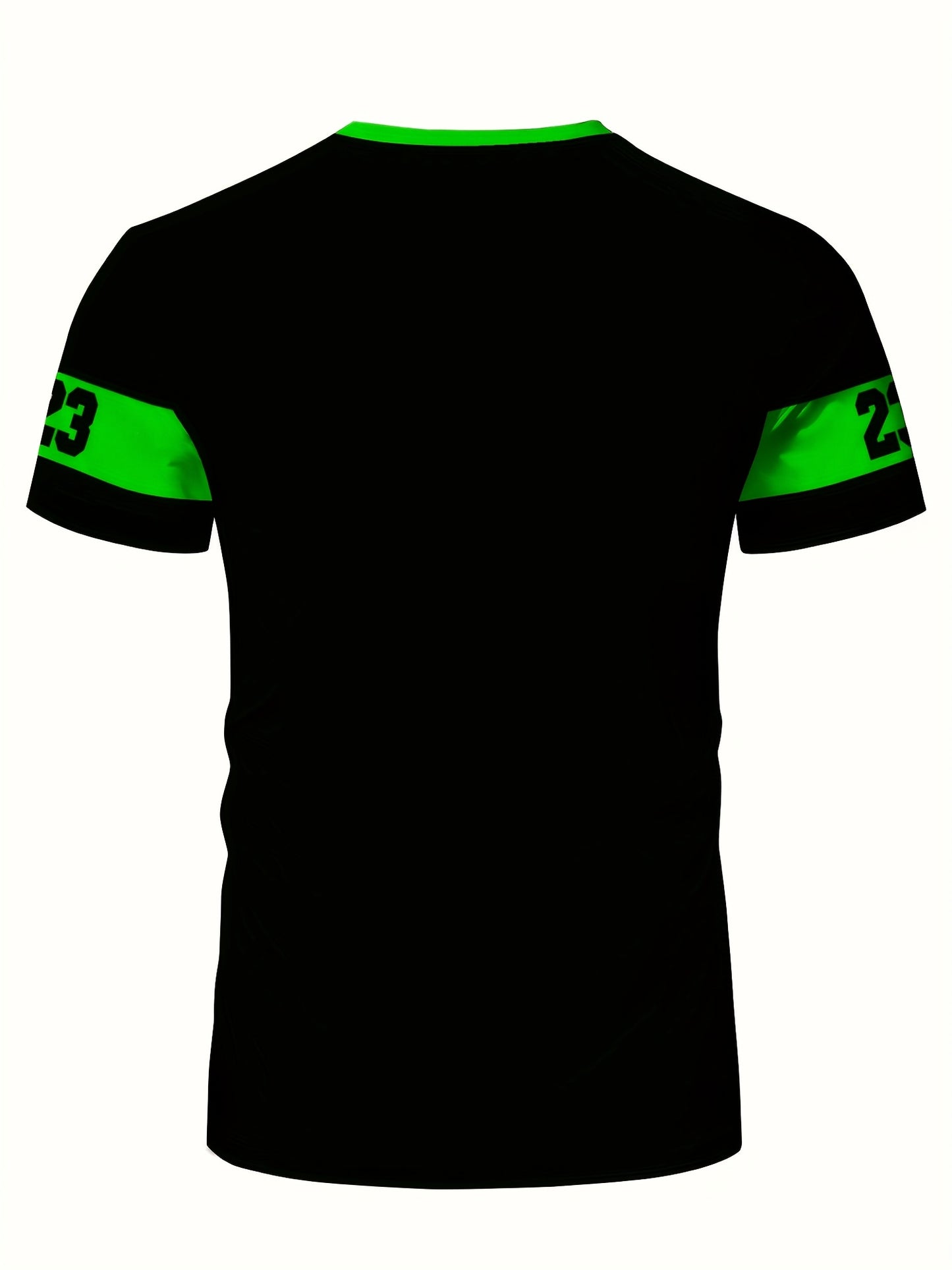Men'S Racing Graphic T-Shirt - Bold Neon Green & Black Racing Car Design, Lightweight Breathable Fabric for Motorsport Events, Casual Streetwear - Chicago Dream Maker Inspired Casual Attire, Racing Jersey, Event Apparel, Spor