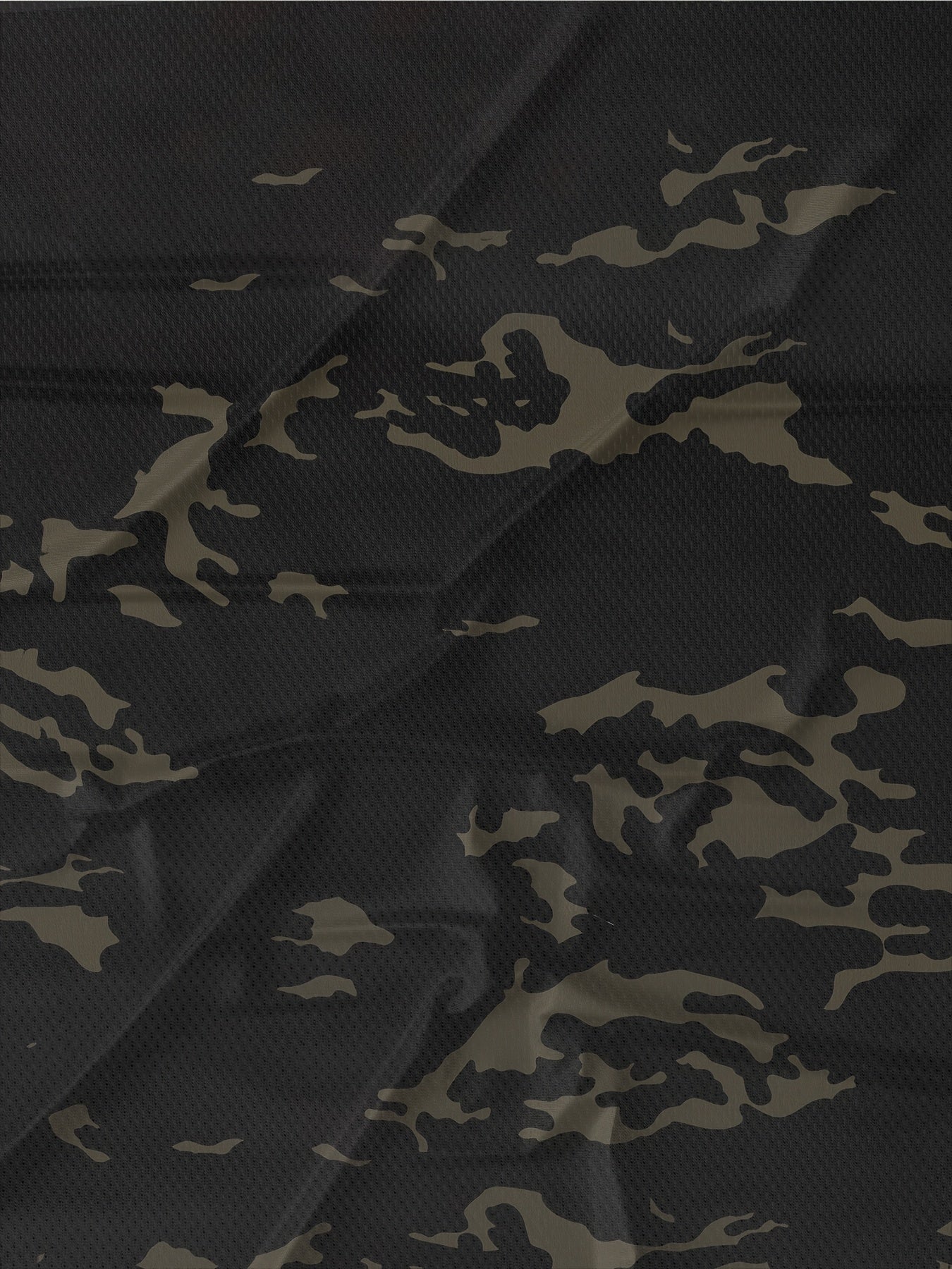 Men'S Camo Print T-Shirt - Short Sleeve, Regular Fit, Casual Style with Skull & Floral Design, Black with Brown/Beige Camouflage Pattern, Perfect for Casual Attire, Everyday Tshirt | Camo Print Tee | Stretchable Fabric