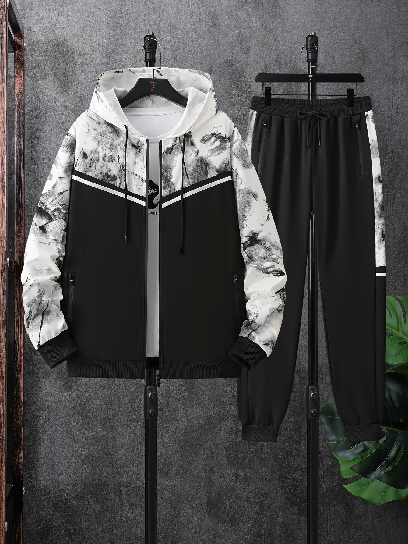 Men's Casual Sportswear Set: New Summer Fashion Hooded Jacket Two-Piece Outfit