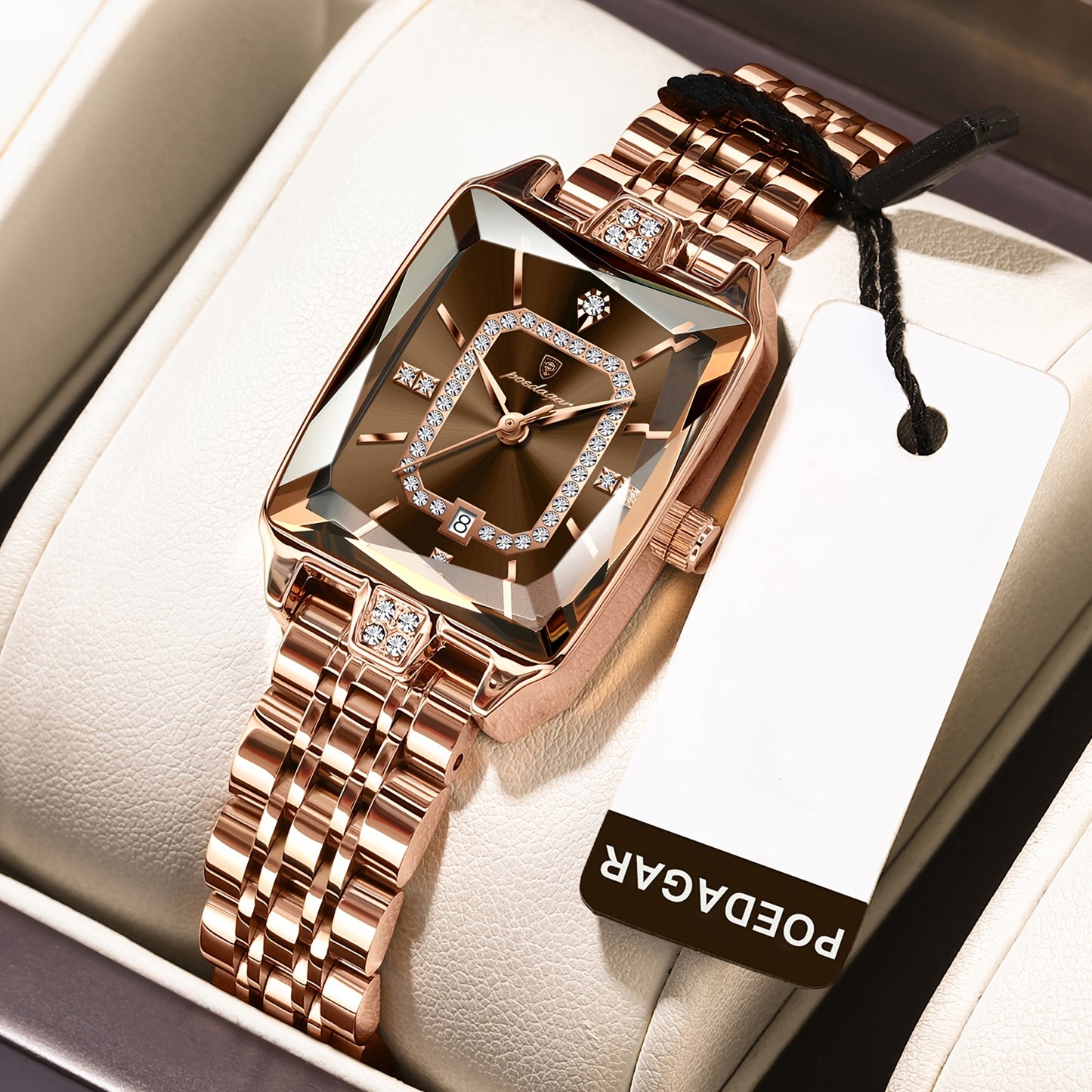 POEDAGAR Fashion Students Korean Casual Ladies Watch Luxury Stainless Steel Best Selling Simple And Elegant Quartz Wristwatch.