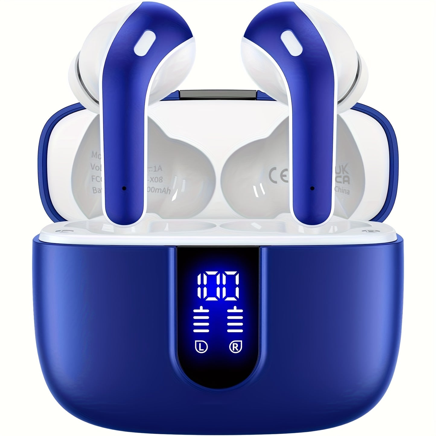 LIFEBEE New Wireless 5.3 Earbuds for Running Sports, Mini Wireless Earphones Stereo Headphones with Dual-LED Display, Wireless Headset Built-in Microphone
