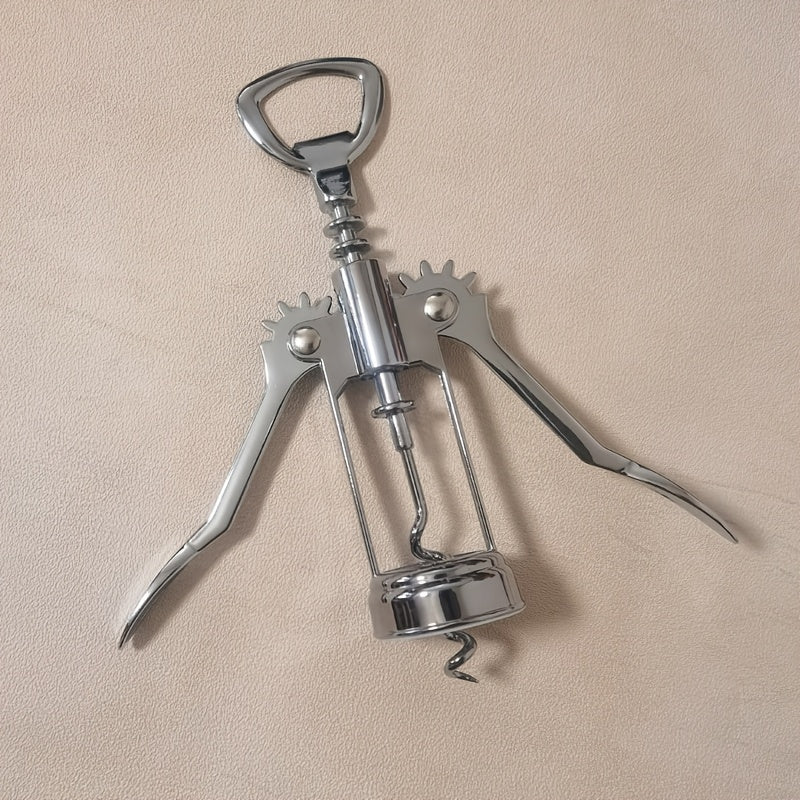 1pc, Multifunctional Red Wine Bottle Opener Creative Beer Wine Bottle Opener Wine Labor-Saving Wine Opener Screwdriver