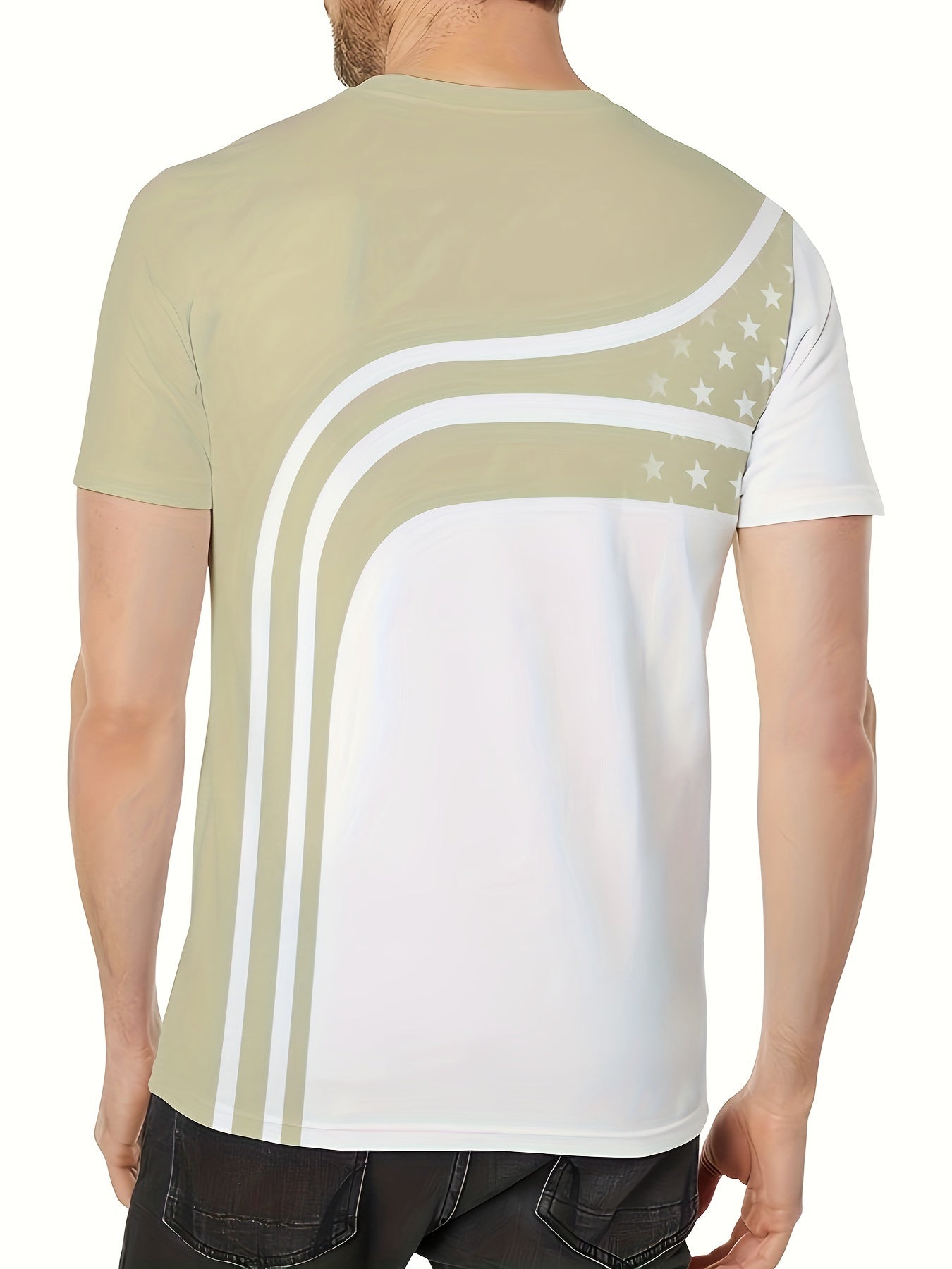 Men's Fashion Casual Round Neck T-shirt