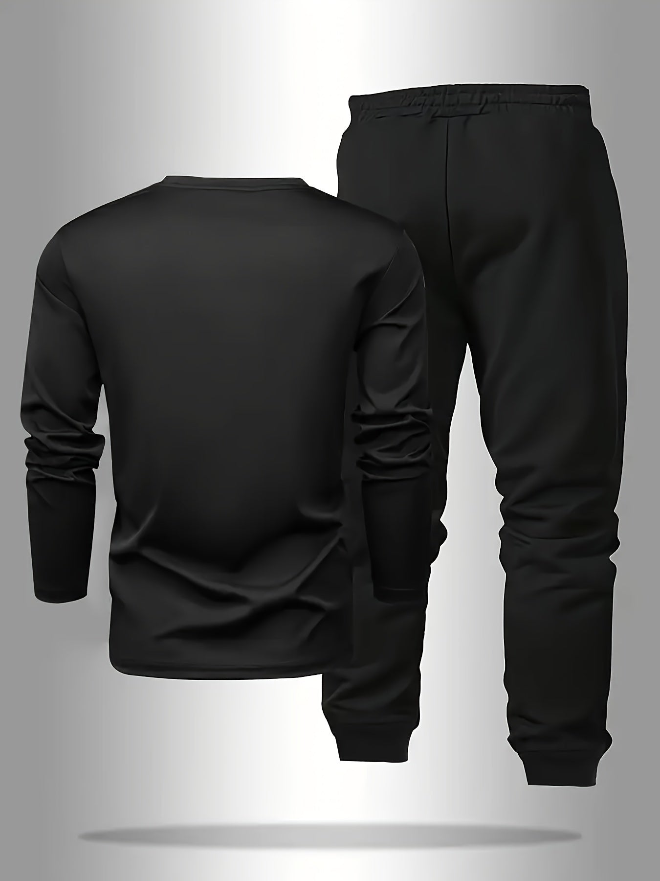 Men's Casual Comfortable Breathable Printed Loungewear Pants Set