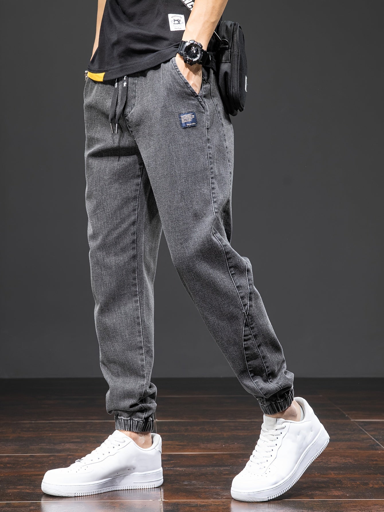Men's Street Jeans Loose and Comfortable Overalls