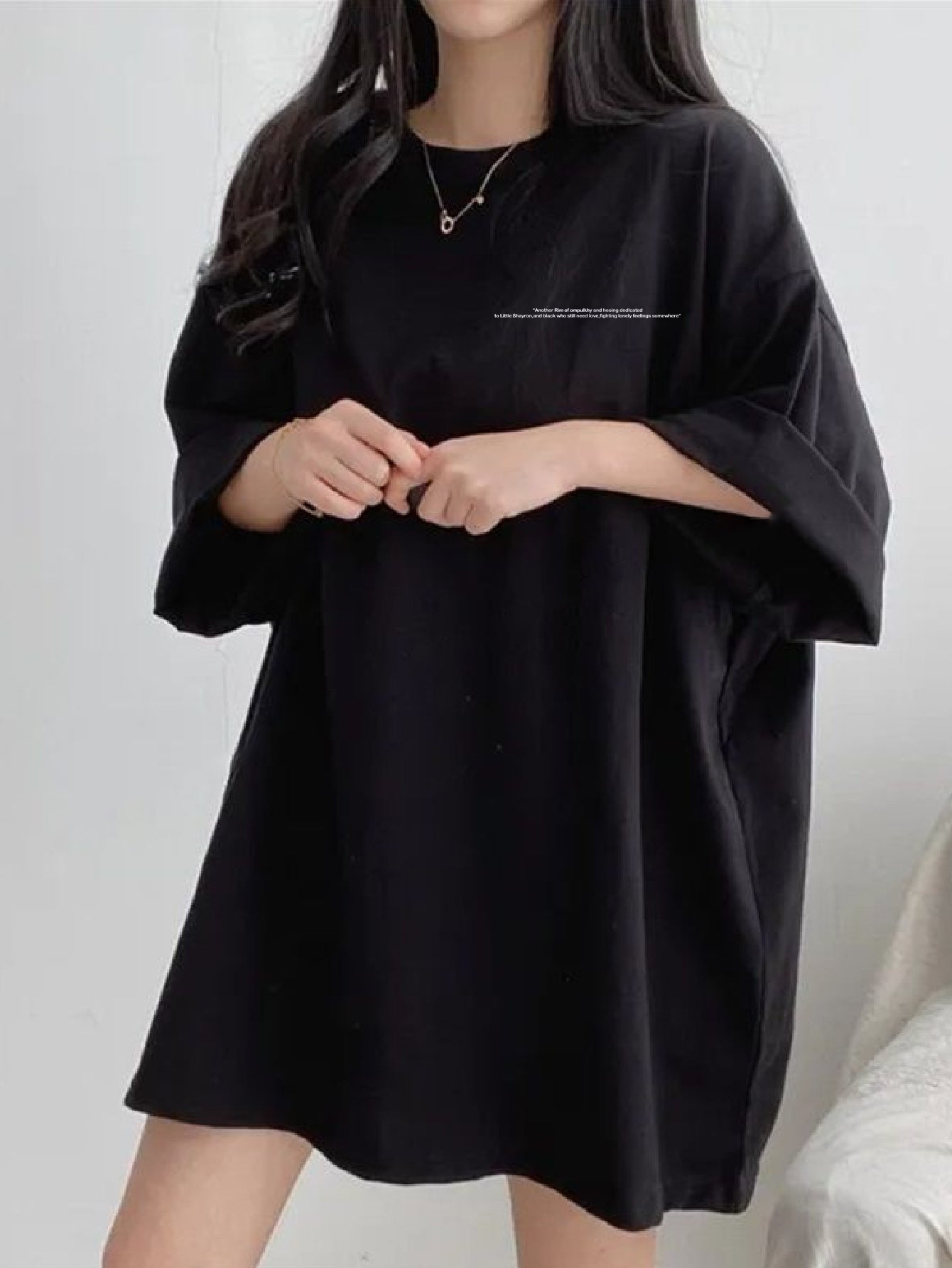 Vintage Style Women's T-Shirt, 100% Polyester Knit Fabric, Alphabet Moon Print, Loose Fit Short Sleeve Tee for Spring/Summer