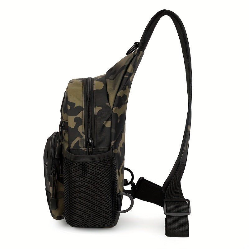 New Style Chest Bag for Outdoor Sports, Casual Men'S Shoulder Crossbody Backpack for Hiking And Travel.