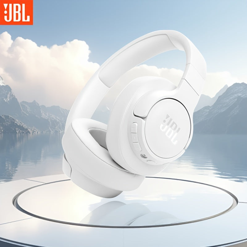 JBL TUNE770NC անլար աղմուկը մարող ականջակալներ, ակտիվ աղմուկը մարող խաղերի և համակարգչի ականջակալներ ընդհանուր օգտագործման, սպորտի, վազքի, բացօթյա, ուսումնական նպատակներով, բարձրորակ ականջակալներ ներկառուցված միկրոֆոնով