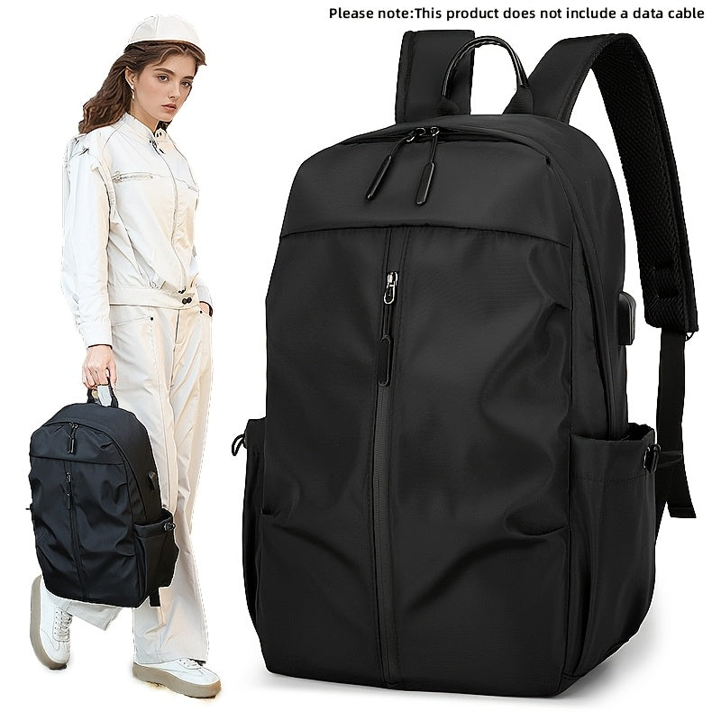 TMOOS Lightweight Large Capacity Backpack - Heavy-Duty Oxford Fabric Travel, Gym, Hiking, Laptop Backpack with Multiple Compartments, Padded Shoulder Straps - Convertible Crossbody Bag for Men, Women, Students, Professionals
